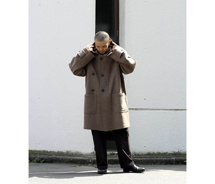 HERILL black sheep duffle coat サイズ2