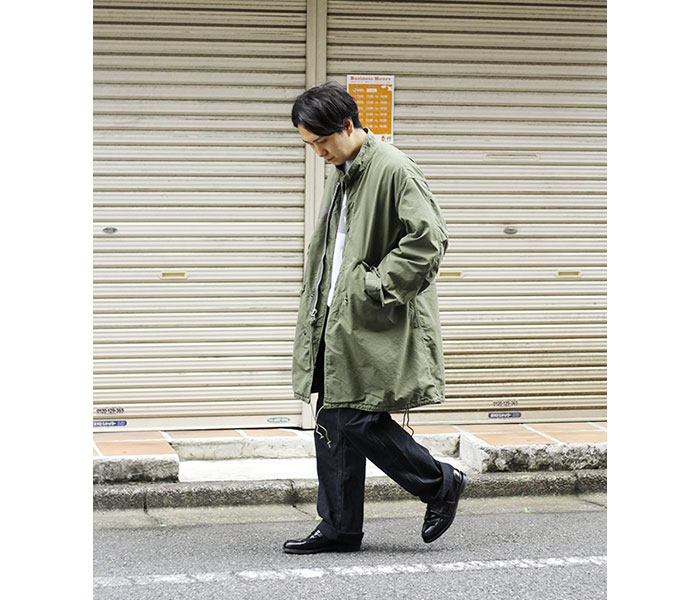 身幅63cm[03-6065-76/61]orSlow M65 FISH TAIL COAT