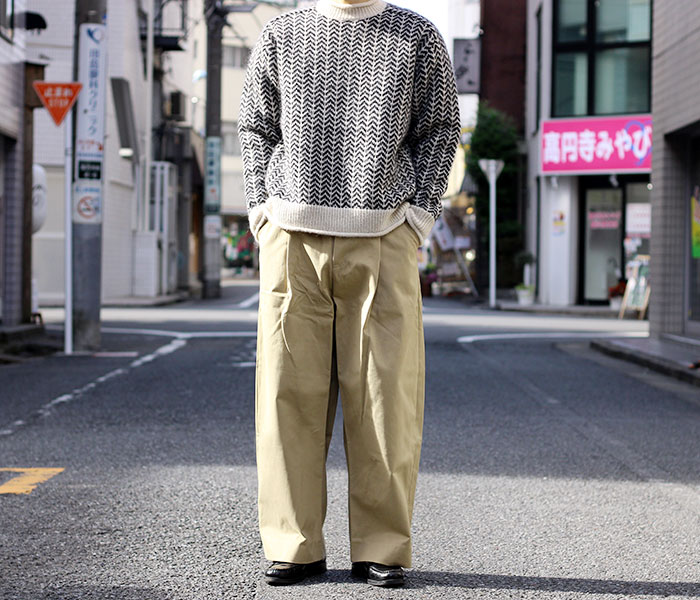 1本持っておきたいワイドパンツ。＃STUDIO NICHOLSON | andPheb Staff Blog