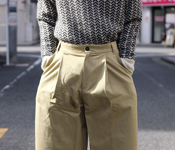 1本持っておきたいワイドパンツ。＃STUDIO NICHOLSON | andPheb Staff Blog