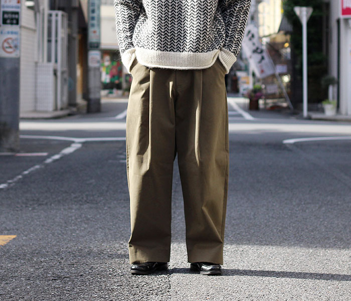 Studio Nicholson Viscose ワイドパンツ-