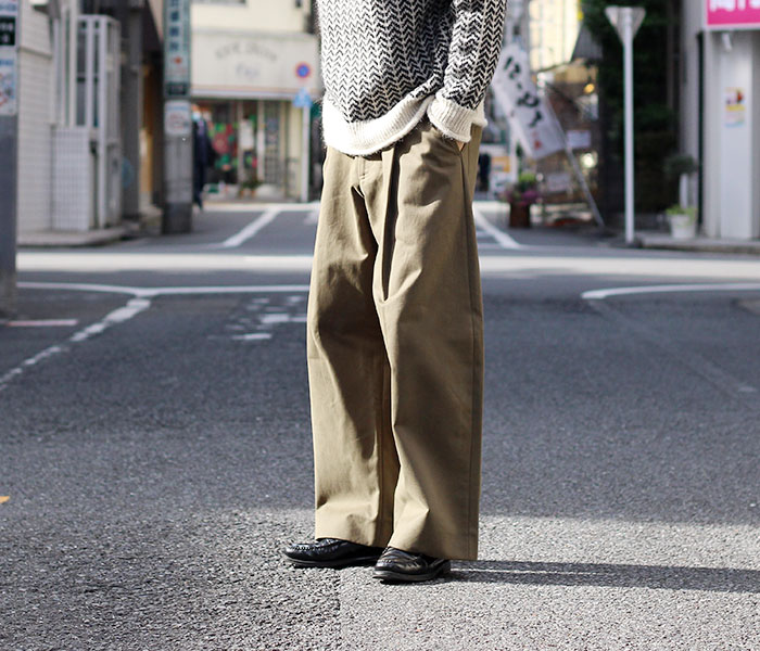 1本持っておきたいワイドパンツ。＃STUDIO NICHOLSON | andPheb Staff Blog