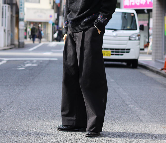 1本持っておきたいワイドパンツ。＃STUDIO NICHOLSON | andPheb Staff Blog