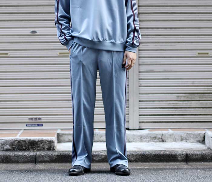 pazuナロー M 青色 サックスブルー sax blue 22ss needles 9 - スラックス