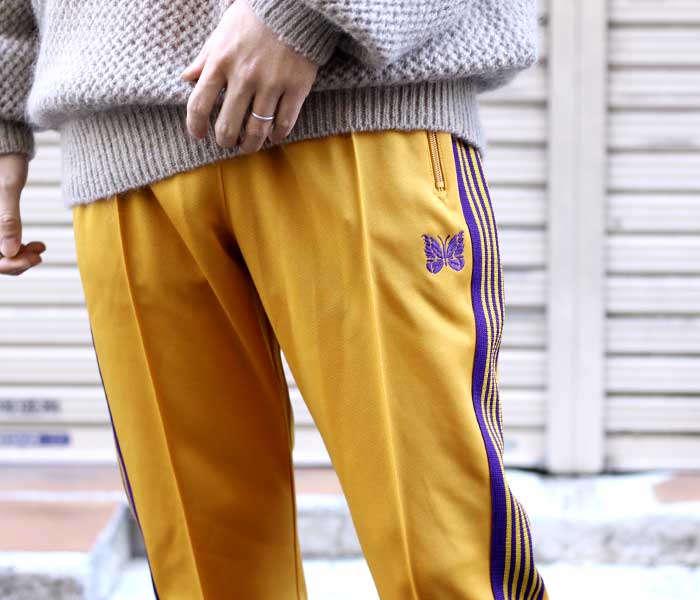 22SS Needles Track Pant ストレート Yellow | hartwellspremium.com