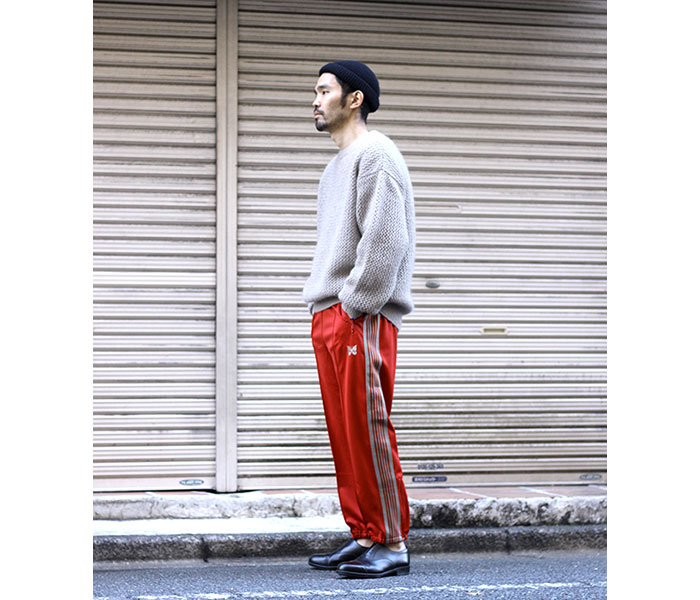 人気ブランドの Needles zipped track pant ジップ トラックパンツ S