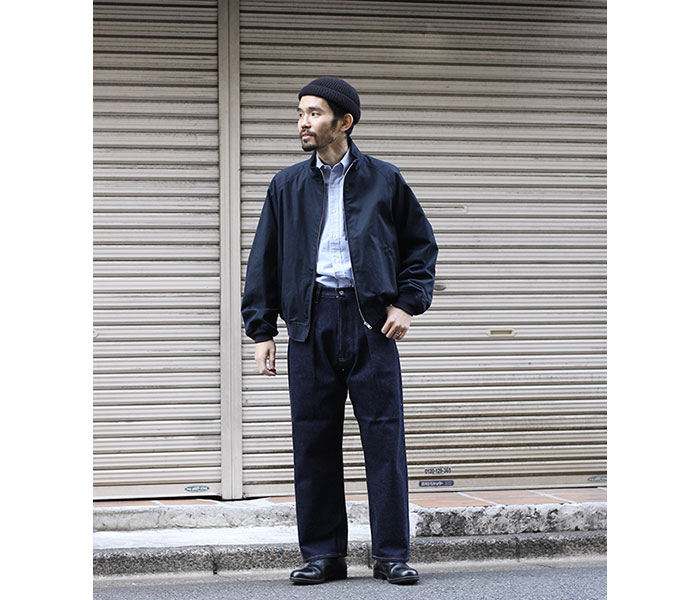 HERILL 22ss Chino Weekendjacket ネイビー 3 humans.com.co