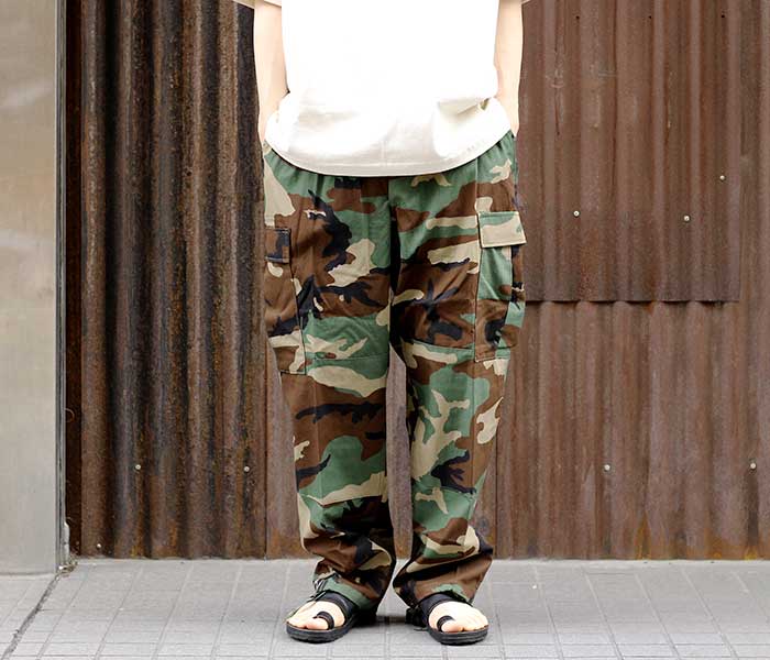 超高品質で人気の SD Ripstop Army Cargo Pants タイガーカモ 36インチ