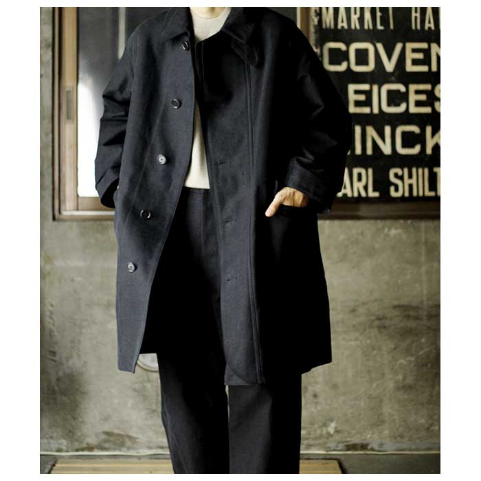 22AW a.presse motorcycle half coat