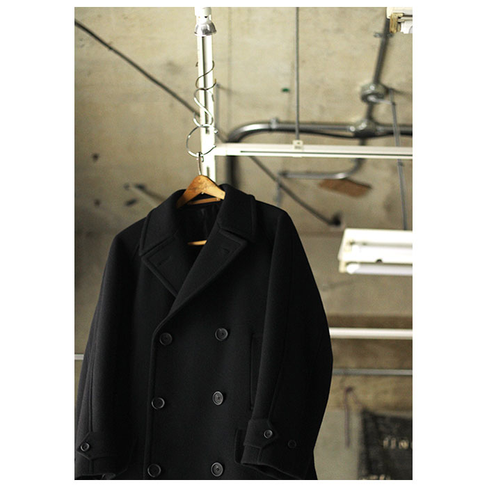 andPheb. 2022-23 COAT. 【#3 SCYE / Super140 Wool Melton D.B