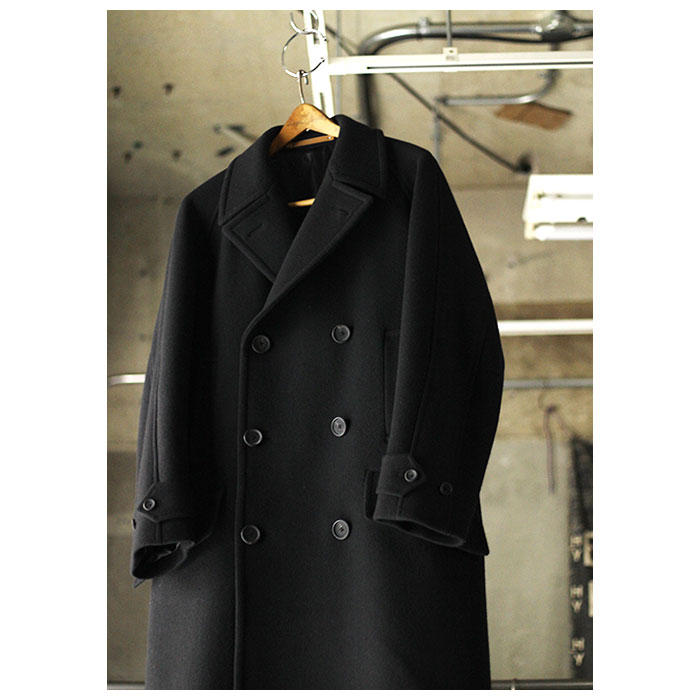 andPheb. 2022-23 COAT. 【#3 SCYE / Super140 Wool Melton D.B