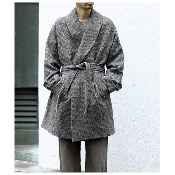 ULTERIOR,WOOL SILK TWEED SHAWL COLLAR COAT. | andPheb Staff Blog