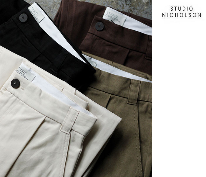 STUDIO NICHOLSON 春夏新作続々入荷!! | andPheb Staff Blog