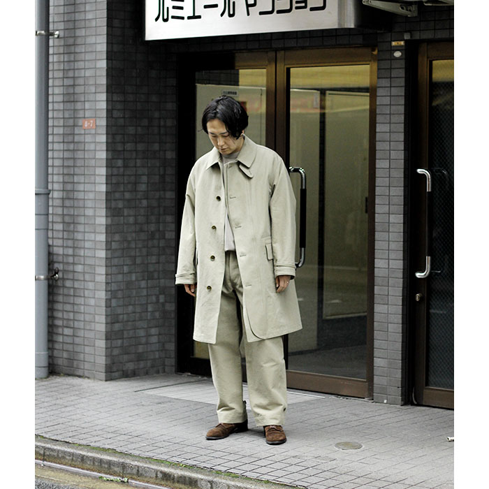 A.PRESSE Motorcycle Half Coat 22aw - ステンカラーコート