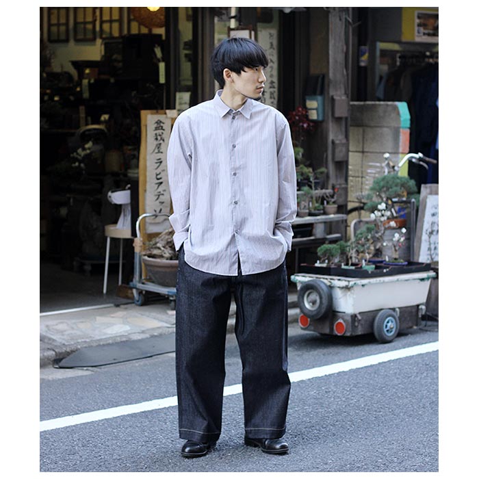 試着のみ 23ss STUDIO NICHOLSON PYAD デニムパンツ