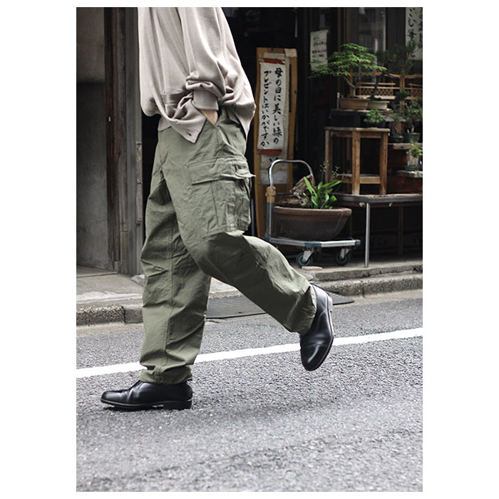 アプレッセ A.PRESSE Trooper Pants 軍パン 黒 3-