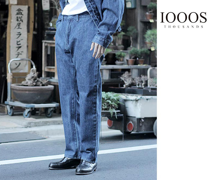 ぽん様 AMBIDEX Store 〇 5.5oz denim tucktuck パンツ(F インディゴ