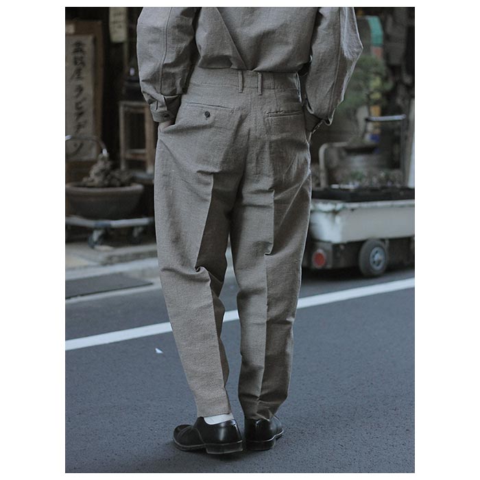 ノノット NONNOTTE 2タックワイド トラウザー ジオメトリック ノノット NONNOTTE 2タックワイド トラウザー ジオメトリック