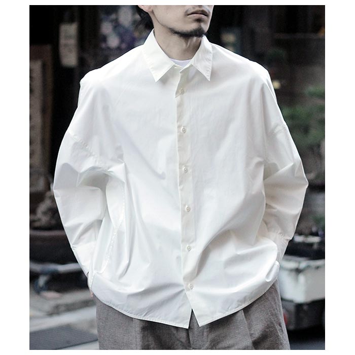 ノノット NONNOTTE ドレーピング Type A シャツ クリア ヘビー