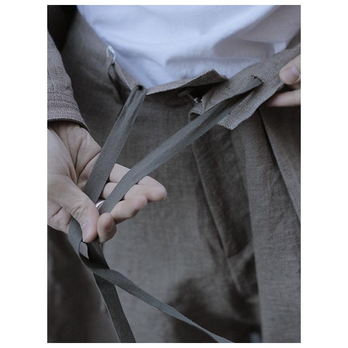 nonnotte/ノノット】Draping Crotch Box Pleats No Tuck