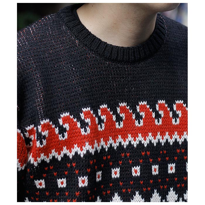 ニードルズ NEEDLES チロリアン クルーネックセーター Crew Neck ニードルズ NEEDLES チロリアン クルーネックセーター Crew Neck