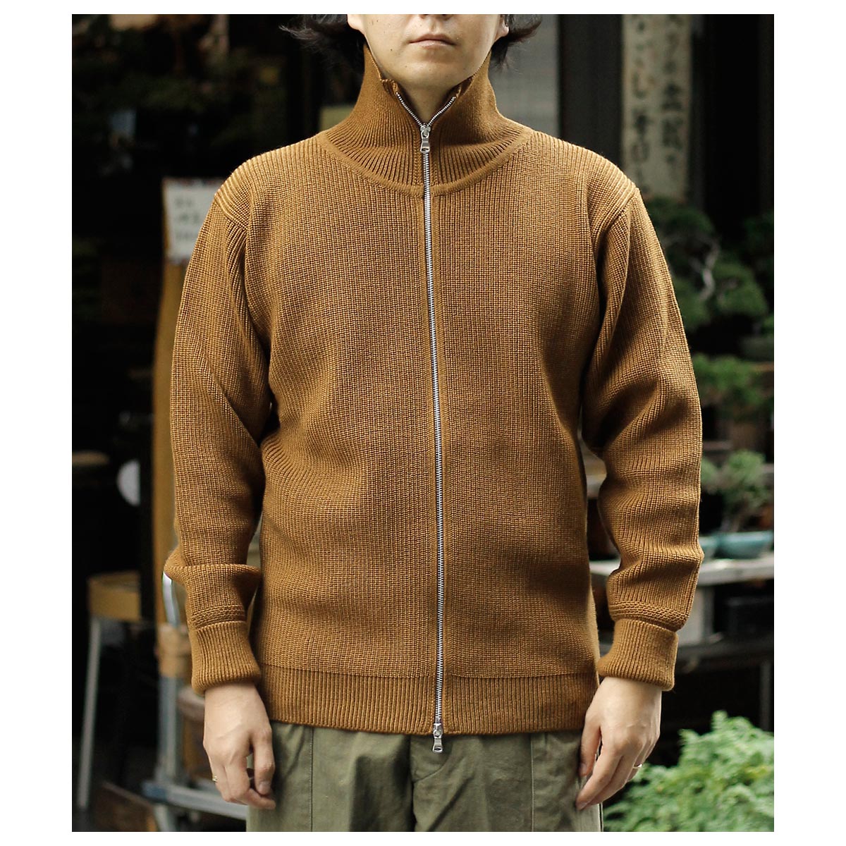 ANDERSEN-ANDERSEN ブラウン カーディガン 長袖 Andersen-Andersen ANDERSEN-ANDERSEN アンデルセン セーター