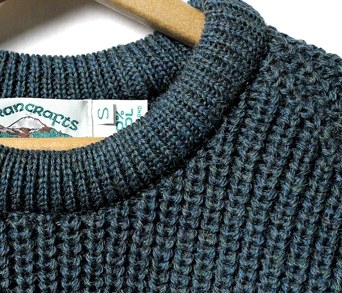 アランクラフト Aran Crafts Ireland ニット リブ編み