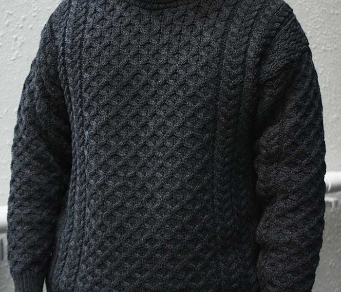 アランクラフト Aran Crafts Ireland ニット タートルネック