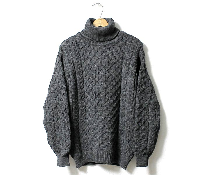 アランクラフト Aran Crafts Ireland ニット タートルネック