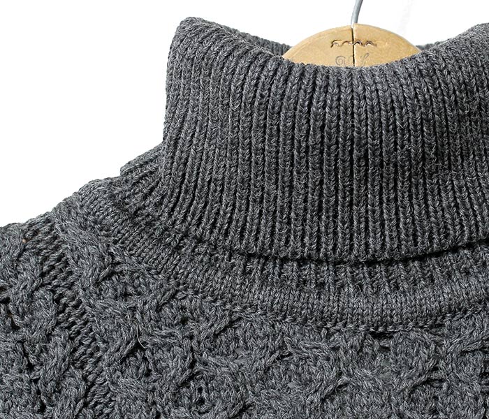 アランクラフト Aran Crafts Ireland ニット タートルネック