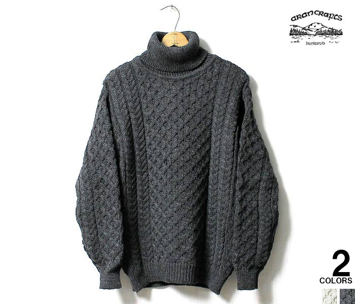 アランクラフト Aran Crafts Ireland ニット タートルネック