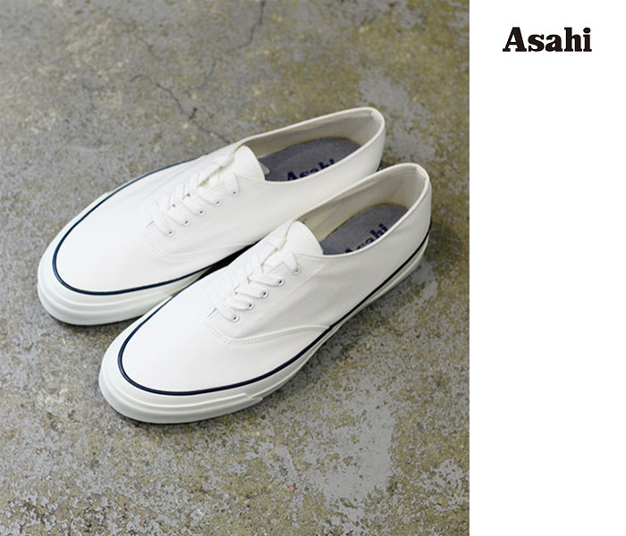 アサヒ ASAHI DECK SHOES WHITE ホワイト デッキシューズ アサヒ ASAHI DECK SHOES WHITE ホワイト デッキシューズ