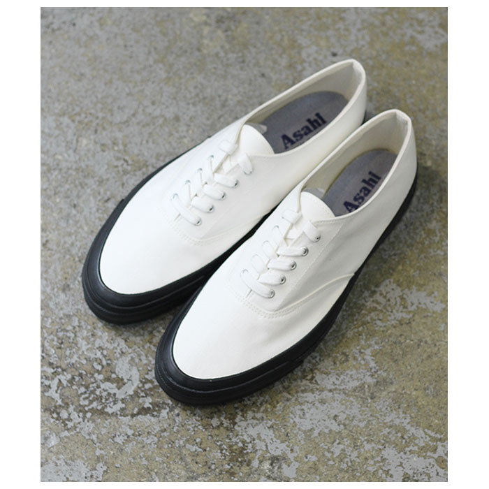 mative ホワイト デッキシューズ アサヒ Asahi デッキシューズ ASAHI DECK M041 WHITE