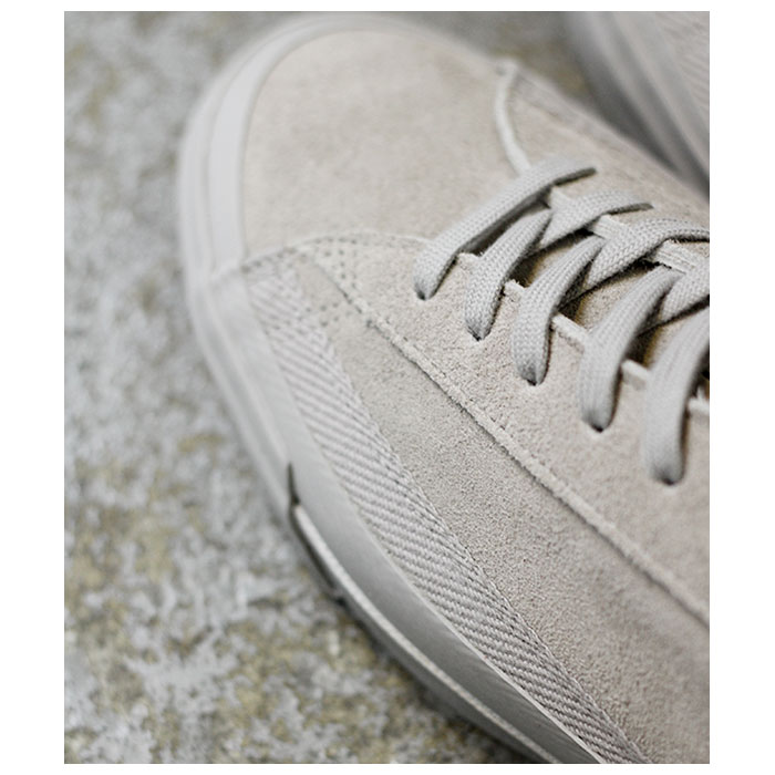 アサヒ ASAHI BELTED LOW SUEDE GRAY/GRAY ベルテッド ロー