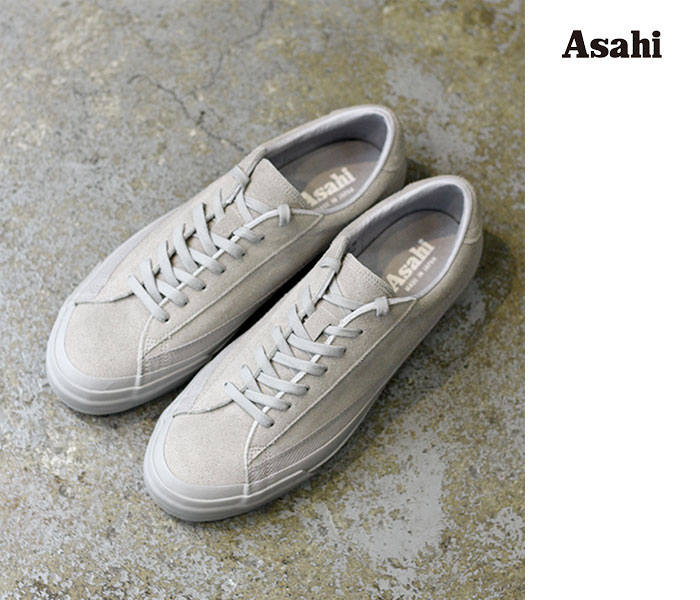 アサヒ ASAHI BELTED LOW SUEDE GRAY/GRAY ベルテッド ロー