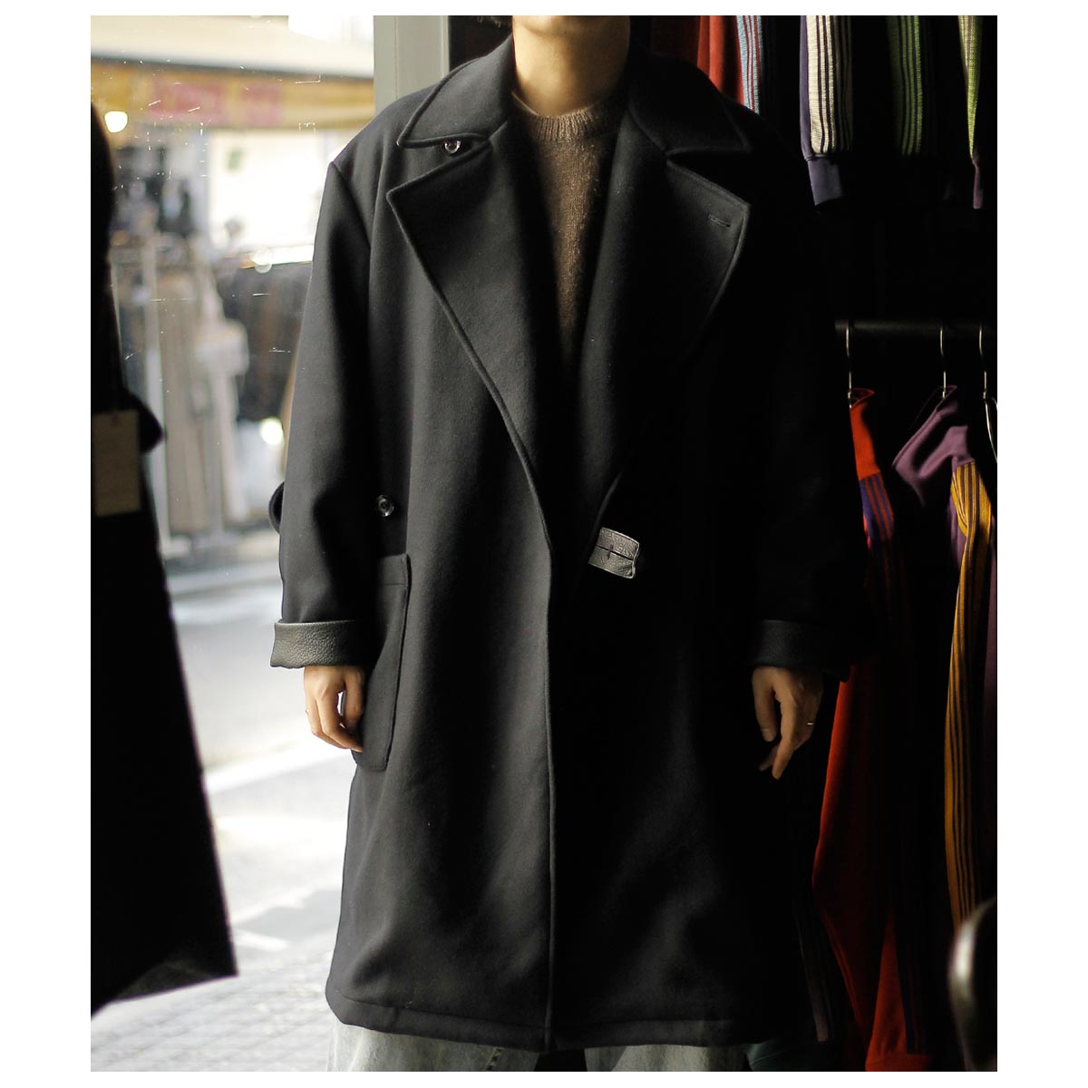 オーベルジュ AUBERGE ビキューナ カシミヤ 160's ウール ベルテッド