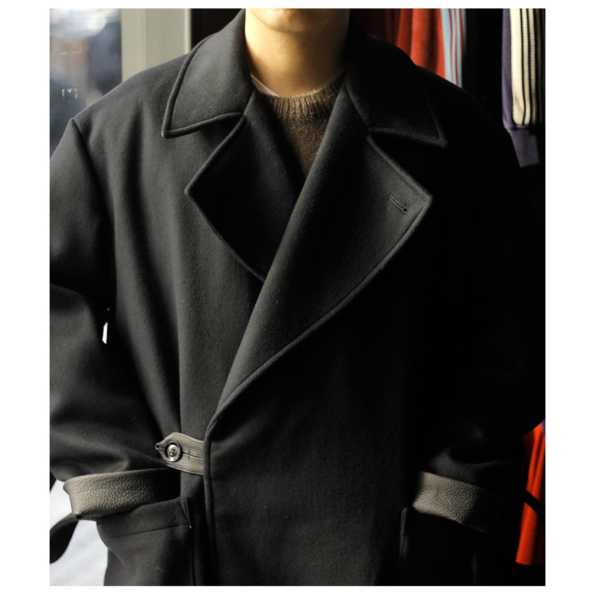 オーベルジュ AUBERGE ビキューナ カシミヤ 160's ウール ベルテッド