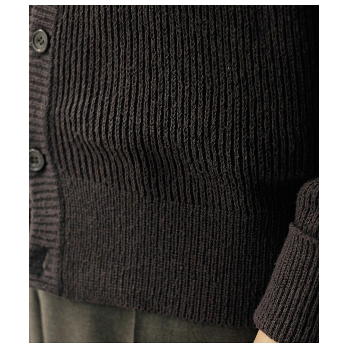 オーベルジュ AUBERGE シルク Vネック カーディガン 