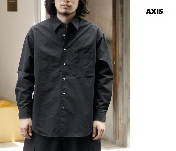 アクシス AXIS 顔料コーティング シルクナイロン レギュラーカラー