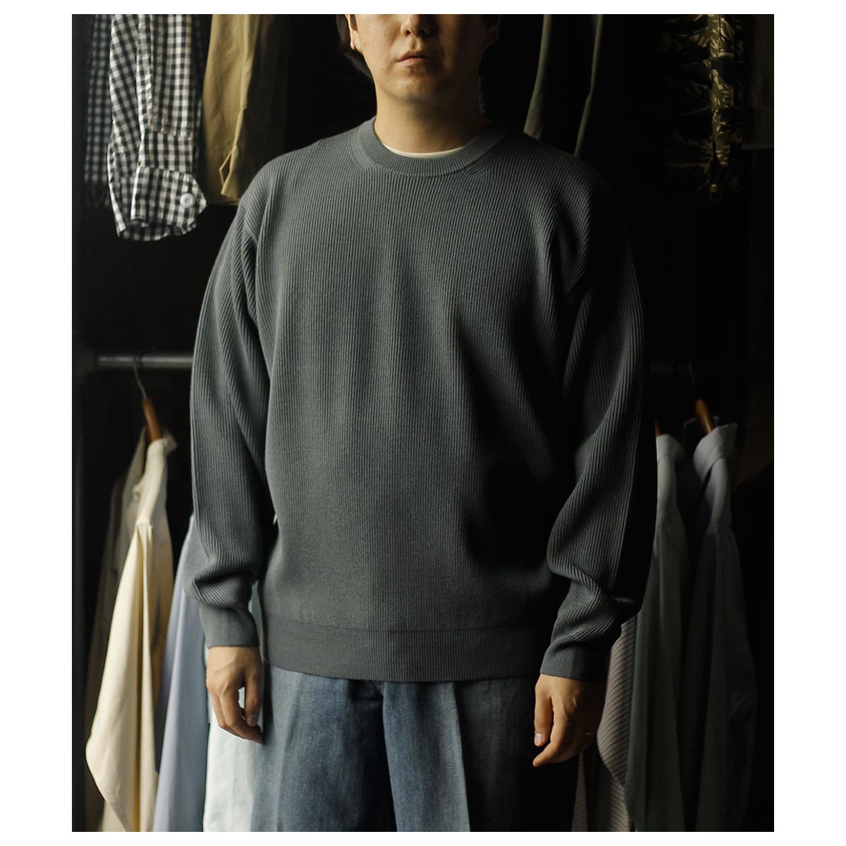 30%OFF セール バトナー BATONER スーパー ハイツイスト ウール クルー