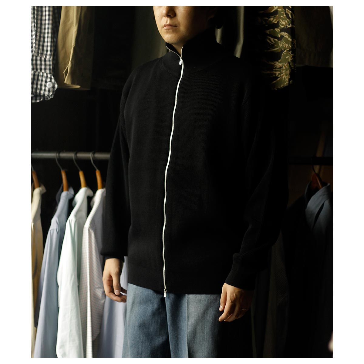 新品未着用 バトナー ドライバーズニット スーパー ハイツイスト ウール バトナー BATONER スーパー ハイツイスト ウール ドライバーズ