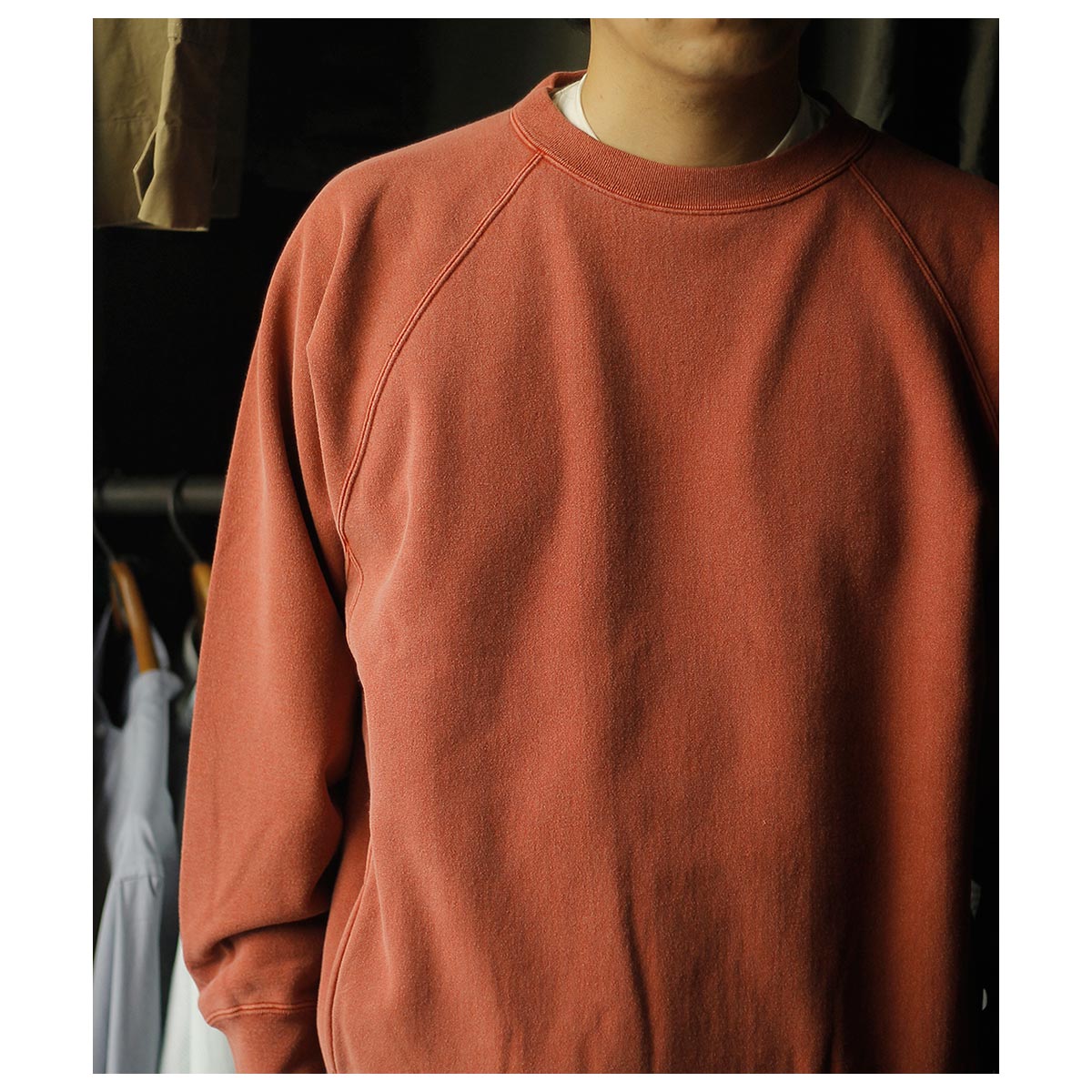 バトナー BATONER フェードカラー ジャンベルカ裏毛 クルーネック FADE