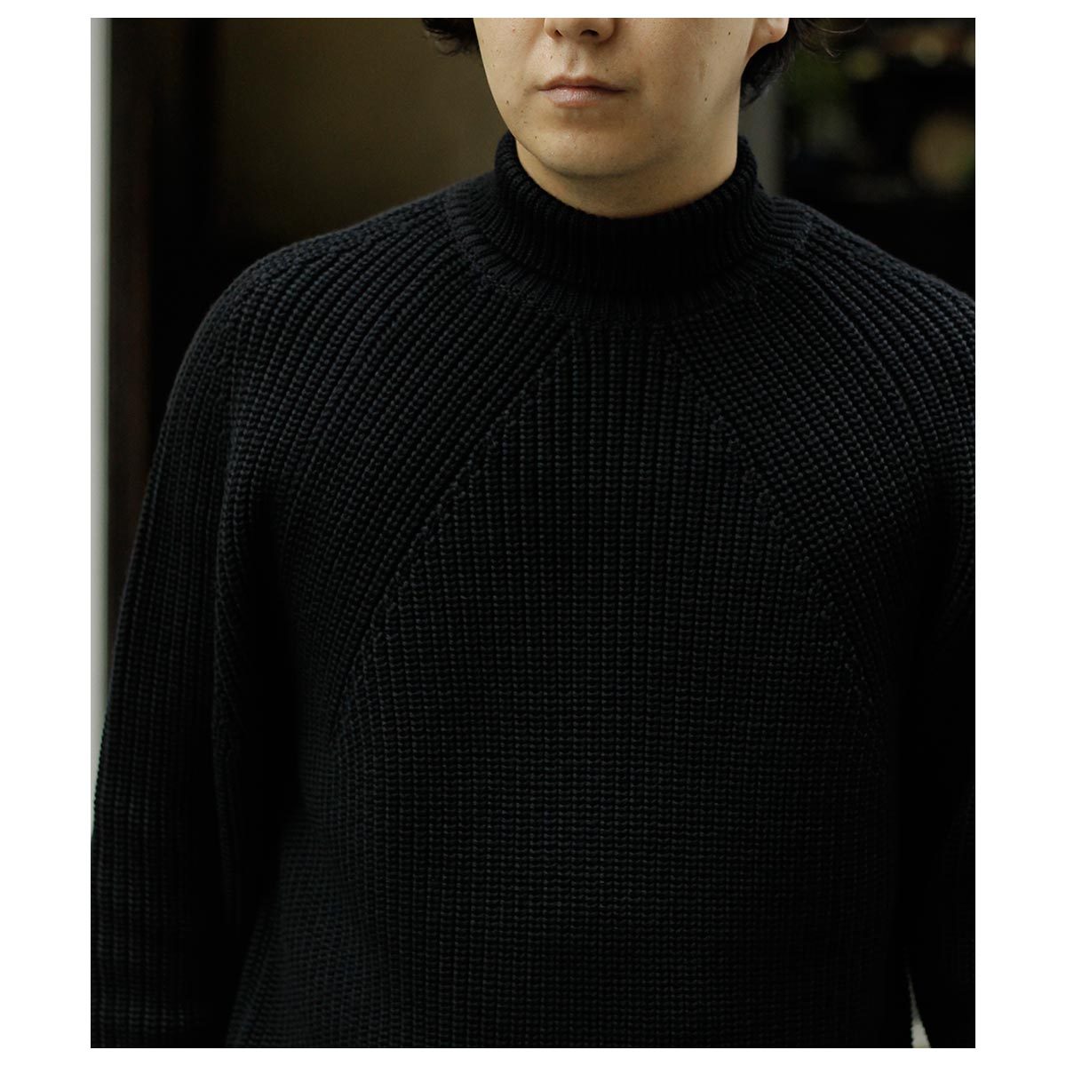 BATONER バトナー　SIGNATURE TURTLE NECK SIGNATURE TURTLE NECK / NAVY | BATONER (MEN)(バトナー