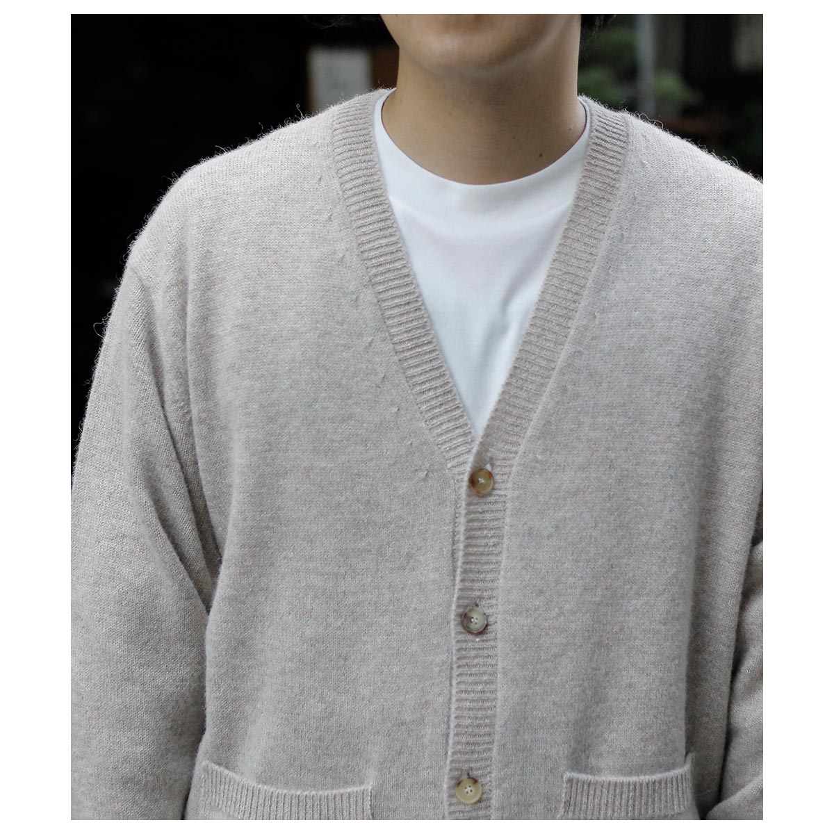 バトナー　アルパカカーディガン BATONER アルパカカーディガン