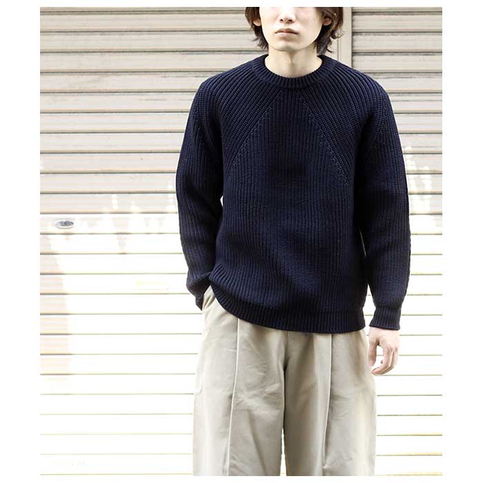 バトナー BATONER シグネチャー クルーネック セーター ニット