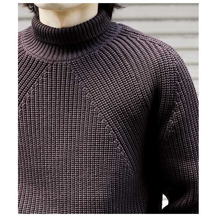 BATONER/バトナー】SIGNATURE TURTLE NECK タートルネックニット