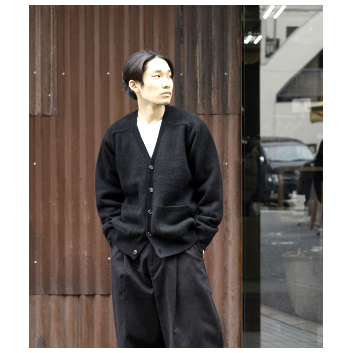 バトナー BATONER ヘビーウェイト カシミヤ カーディガン HEAVY