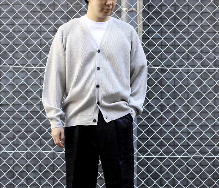 バトナー BATONER ハイカウント リネン カーディガン HIGHCOUNT