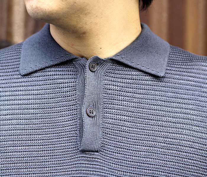 バトナー BATONER サマーニット ポロ セーター THE SUMMER KNIT バトナー BATONER サマーニット ポロ セーター THE SUMMER KNIT