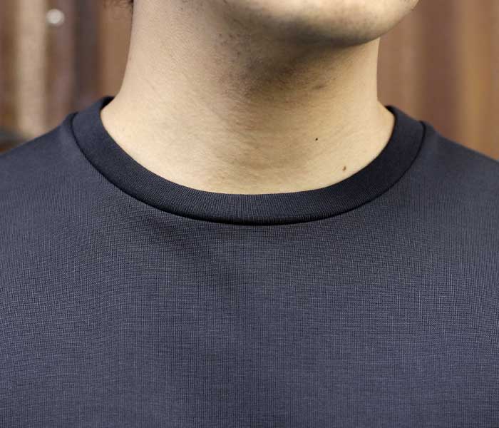 バトナー BATONER ハイカウント オーガニック クルーネック T